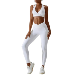 Vêtements de yoga de haute qualité vêtements d'entraînement vêtements de sport vêtements de fitness pour femmes ensembles de yoga 2 pièces - Product Image 3