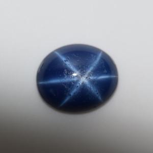 Haute qualité bleu étoile saphir 5.94ct 11.8*10mm Cabochon en vrac pierre précieuse naturelle incroyable Look & forme fantaisie pierre précieuse pour bijoux - Product Image 3