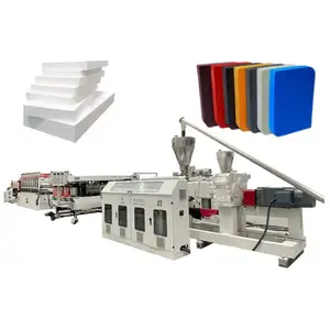 Farbige dekorative PVC-Kunststoff-Schädel-Schaumplatte Platte Möbel Dekoration Extruder-Herstellungsmaschine