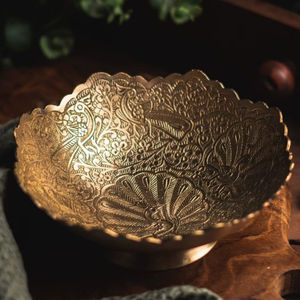 ชามโลหะขัดพรีเมี่ยมสำหรับใช้ในร้านอาหารโรงแรมงานทางศาสนา - Product Image 1