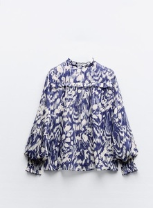 Top estampado de moda para mujer con patrones elegantes, perfecto para uso informal y de oficina, a la venta a precios de mayorista - Product Image 6