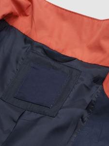 Vestes de sport coupe-vent pour hommes coupe-vent imperméable à doublure en polyester avec broderie à blocs de couleurs pour la randonnée et la course - Product Image 3