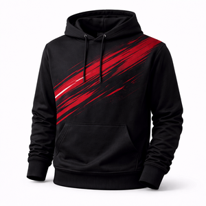 Custom Solid Vintage Front Hooded <b>Pullover</b> <b>Men</b> Wholesale 100% Cotton Regular Fit Thick Breathable Eco-Friendly OEM Service - Product Image 1