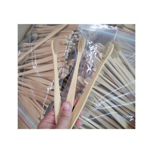 Brosse à dents en bambou de qualité supérieure, matériau pur, idéale pour les kits de voyage de boutique et comme pièce d'ameublement artistique pour appartements modernes - Product Image 5