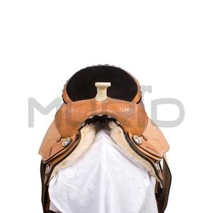 Selle anglaise western en cuir véritable de haute qualité, arbre en bois, jupe naturelle, mule confortable, durable, cuir naturel souple - Product Image 2