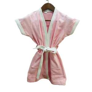 Customizable Luxury Kids Bathrobe Gift Set Absorbent Children's Kimono for Hotel <b>Spa</b> & Pool OEM Toddler Bathrobe - Product Image 1