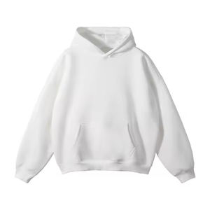 Meilleure qualité 100% coton 420 grammes surdimensionné Premium Hoodie longue durée Logo personnalisé bouffée impression à capuche impression hiver - Product Image 4