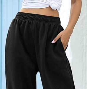 Wholesale Sweatpants Personalized OEM Cotton Sweat Joggers Elastic Waist Baggy Sweat <b>Pants</b> - Product Image 4