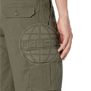 Fashionable Men's 100% Cotton <b>Cargo</b> <b>Shorts</b> Comfortable <b>Slim</b> <b>Fit</b> Casual Sport Style Solid Pattern Eco-Friendly - Product Image 4
