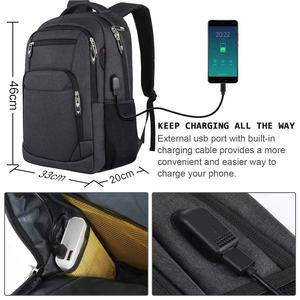 Mochila para hombre, bolsa de viaje para hombre, al aire libre bolsa para lente de cámara, bolsa negra para ordenador portátil, bolso impermeable de gran capacidad - Product Image 3