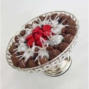 Attractive Designer Table Decoration Chocolate Serving <b>Bowl</b> Exclusive Quality <b>Silver</b> Ware Modern Chocolate Server Ware <b>Bowl</b> - Product Image 4