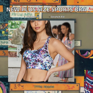 Nouvel Arrivage Vente Chaude Soutien-gorge de Sport Yoga Grande Taille Sans Couture Lavé Réversible Logo Personnalisé Extensible dans les Quatre Sens Léger - Product Image 3