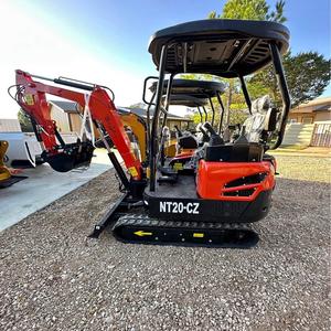 Mini-excavatrice de qualité supérieure de 1 à 2 tonnes, prête à l'achat avec livraison rapide, idéale pour l'aménagement paysager, l'excavation et les petits projets - Product Image 3