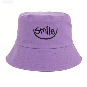 Chapeau de pêcheur personnalisé avec logo brodé, polyester/coton, respirant, pour un usage quotidien, pare-soleil, couleur unie, unisexe - Product Image 4