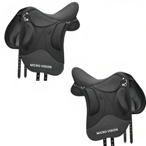 2023 Top Notch profesional transpirable OEM cuero caballo inglés sillín cómodo genuino resistencia caballo sillín - Product Image 6