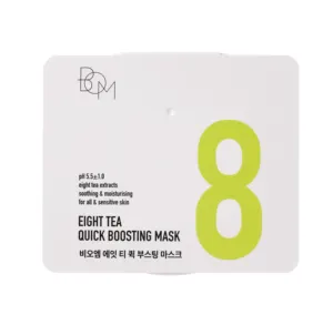 Korean K-Beauty BOM Cosmetic Eight Tea Mascarilla de refuerzo rápido Producto para el cuidado de la piel Suministro de humedad y nutrientes para su piel