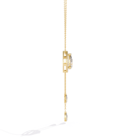 Colliers en diamants de laboratoire en gros pour usines de bijoux, or jaune 10k/14k/18k, certifiés IGI, taille brillant