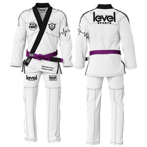 Traje GI de diseño personalizado de alta calidad de Karate 2025 para servicio OEM disponible uniforme de Jiu Jitsu brasileño de algodón 100% - Product Image 5