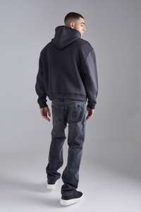 เสื้อฮู้ดผ้าเทอร์รี่แบบสวมหัวสำหรับผู้ชายเสื้อมีฮู้ดผ้าเทอร์รี่แบบโอเวอร์ไซส์ระบายอากาศผ้าฝ้าย100% 3D เลือกได้ - Product Image 2