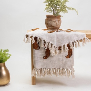 Última nueva llegada de sofá de algodón con estampado de bloques de animales, aspecto elegante para funda de sofá de sala de estar - Product Image 6