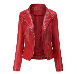 Vente en gros de vestes en cuir pour femmes en vrac toutes tailles disponibles dans des couleurs attrayantes fabriquées par des professionnels - Product Image 4