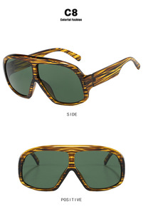 Fenyi แว่นตากันแดดผู้หญิงแบบชิ้นเดียวกรอบใหญ่, UV400 PC ฮิปฮอปปกป้องแสงแดดบุคลิกยุโรปและอเมริกาขายส่ง - Product Image 6