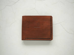 Cartera Bi Fold de cuero genuino de diseñador elegante Monedero de bloqueo RFID delgado para hombres con logotipo OEM - Product Image 6