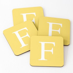 Posavasos de tendencia de alto grado, posavasos de madera de Acacia sobre posavasos para servir té impresos, Juego de 4 piezas, accesorios de cocina, posavasos de resina - Product Image 5