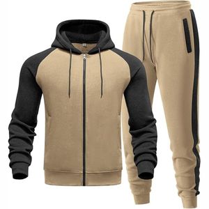 ชุดวอร์มลำลองสำหรับผู้ชายและผู้หญิงชุดวอร์มผ้าสแปนเด็กซ์/ ผ้าฝ้ายระบายอากาศได้ดีสำหรับฤดูใบไม้ร่วง - Product Image 1