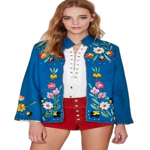 Suzani Boho เสื้อแจ็คเก็ตแขนยาวปักลายดอกไม้,ชุดกิโมโนแฟชั่นทันสมัยสำหรับฤดูหนาว - Product Image 1