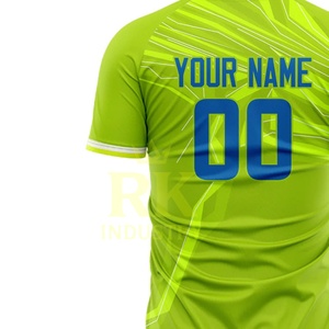 ผ้าโพลีเอสเตอร์100% น้ำหนักเบาเสื้อกีฬาออกแบบได้เองสำหรับงานกิจกรรมของสโมสรการพิมพ์ซับลิเมชันแบบแห้งเร็ว - Product Image 2