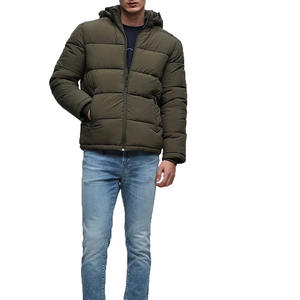 Chaqueta larga acolchada de invierno para hombre de diseño único de fabricante profesional, moda de tendencia, logotipo personalizado, tela de lona al mejor precio - Product Image 3