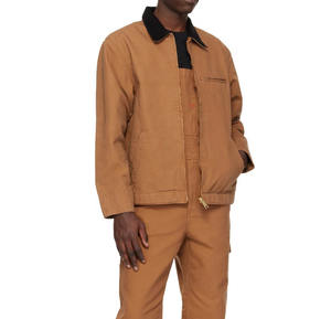 Ropa de trabajo de lona resistente superventas, chaqueta de invierno de seguridad protectora Industrial, soporte multibolsillos, Cachemira duradera - Product Image 2