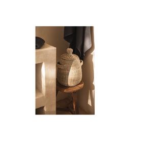 Elegante estante de exhibición de macetas de ratán y hierro para uso doméstico en interiores y exteriores, soporte de planta para plantar - Product Image 3