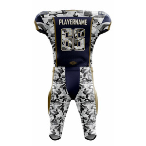 Uniforme de fútbol juvenil de manga corta transpirable al por mayor jersey de práctica reversible personalizado ropa de fútbol americano bordada - Product Image 4