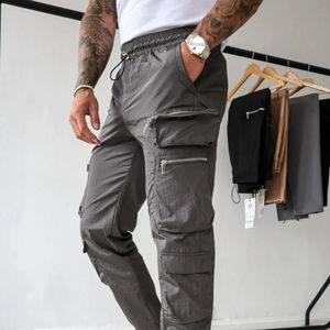 Pantalones Cargo de Invierno 2026 Totalmente Personalizables, Impermeables y Resistentes al Sudor, con Múltiples Bolsillos y Frente Plano, Servicio OEM - Product Image 6