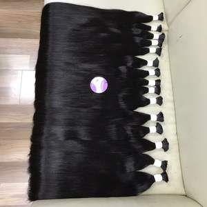 Gran oferta 2023, extensiones humanas, pelo liso doble, pelo vietnamita liso a granel, fábrica macsara - Product Image 2