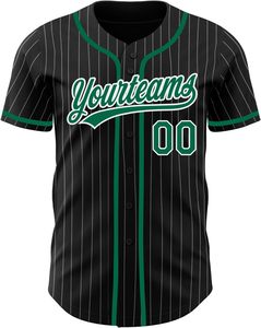 Jersey de béisbol abotonado personalizado sublimado equipo uniforme aparejos sarga bordado nombre Número secado rápido transpirable malla ajuste - Product Image 6