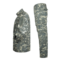 Uniforme tactique tendance à manches longues, séchage rapide, imperméable, logo personnalisé, uniformes de sécurité, multi-poches, costume camouflage