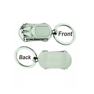 Llavero de metal con forma de coche con estampado UV para niños para regalos de cumpleaños, fábrica suministrada desde la India - Product Image 1