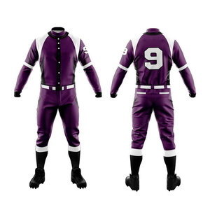 Jersey de béisbol personalizado de diseño profesional y conjunto corto uniforme de béisbol de secado rápido de buena calidad - Product Image 1