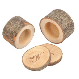 Caja de papel reciclable para anillos, venta al por mayor, propuesta de boda redonda Popular para mujeres, pendientes de regalo de madera de nogal negro, cajas de joyería para anillos - Product Image 4