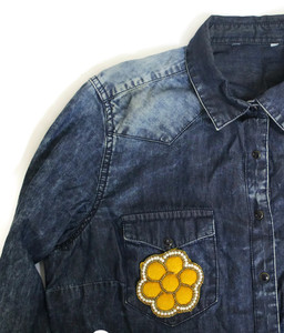 Venta al por mayor de ropa, parches bordados, apliques de piedra con cuentas, diamantes de imitación, accesorios de moda para vestido, parches de Adorno - Product Image 3