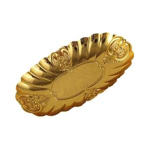 Plaque métallique style indien traditionnel durable écologique réutilisable parfait pour les repas de famille et les repas de fête - Product Image 2