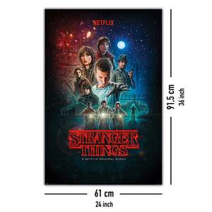 Modern Style Stranger Things <b>Poster</b> Winona Ryder Wall Art Black Frame Paper Material - Product Image 4