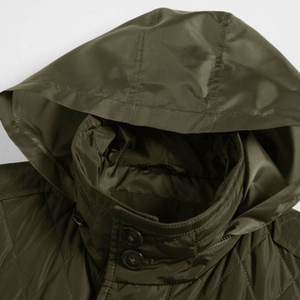 แจ็คเก็ตกันลมกันน้ำกันน้ำกันลมมีกระเป๋าด้านหน้าสำหรับฤดูหนาวเสื้อแจ็คเก็ตทรงพองสำหรับผู้ชายไซส์ใหญ่พิเศษ - Product Image 4