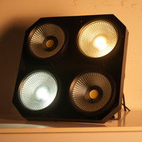 Projecteur de scène étanche IP65 4*100W COB LED à 4 yeux, 4 projecteurs de foule 100W, lumière de scène DMX, projecteur de scène extérieur