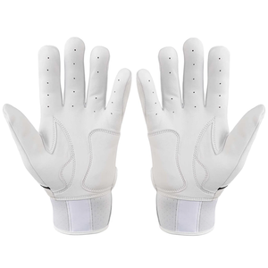 Baseball Batting Gloves Custom Logo Genuine Leather OEM Custom High Grip Professional Lightweight Breathable Ambidextrous ODM - Product Image 4