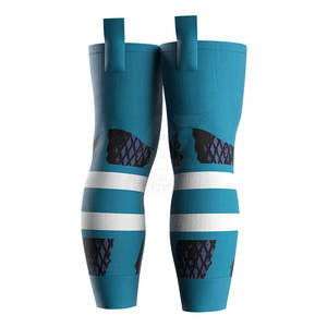 Chaussettes de hockey sur glace sublimées en tissu polyester léger 2025, entièrement personnalisables, nouveau style - Product Image 6