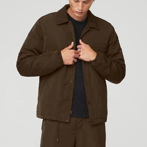 Chaqueta cortavientos personalizable de invierno para hombre, venta al por mayor, servicio OEM, chaquetas calefactables de talla grande para exteriores con bordado liso, estilo informal - Product Image 1